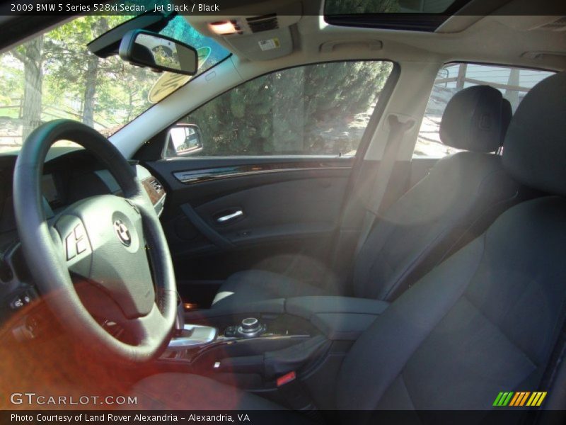 Jet Black / Black 2009 BMW 5 Series 528xi Sedan
