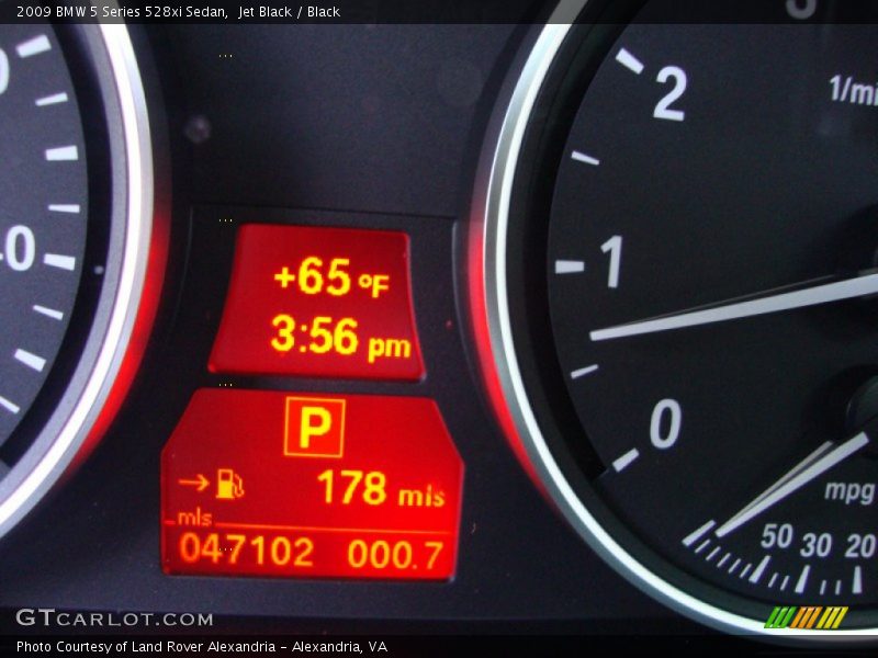 Jet Black / Black 2009 BMW 5 Series 528xi Sedan