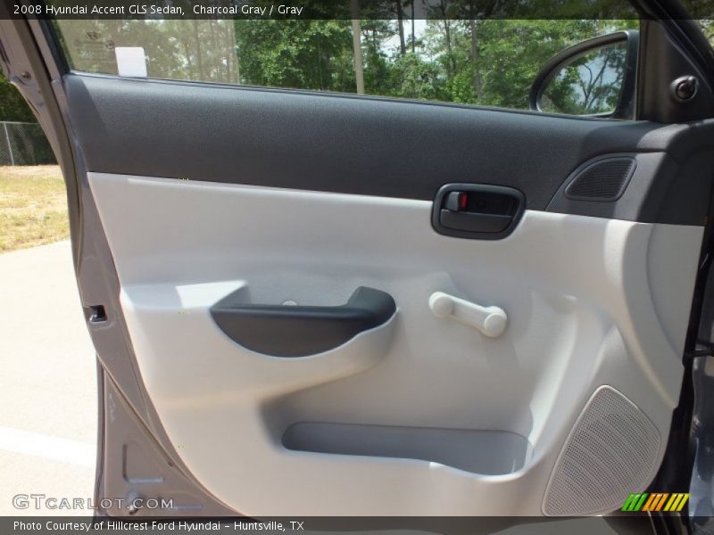 Charcoal Gray / Gray 2008 Hyundai Accent GLS Sedan