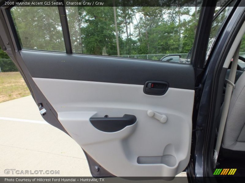 Charcoal Gray / Gray 2008 Hyundai Accent GLS Sedan