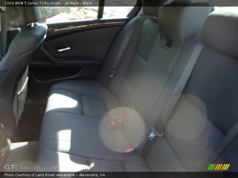Jet Black / Black 2009 BMW 5 Series 528xi Sedan