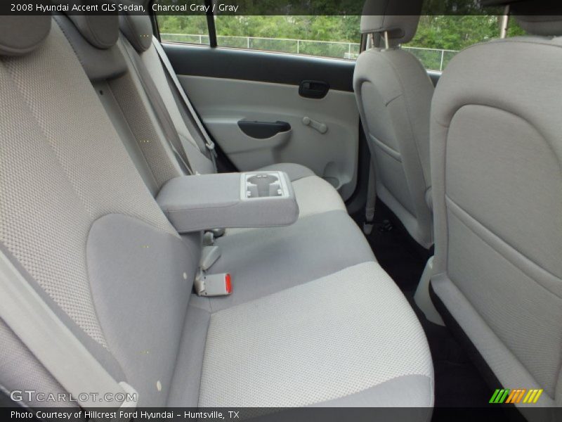 Charcoal Gray / Gray 2008 Hyundai Accent GLS Sedan