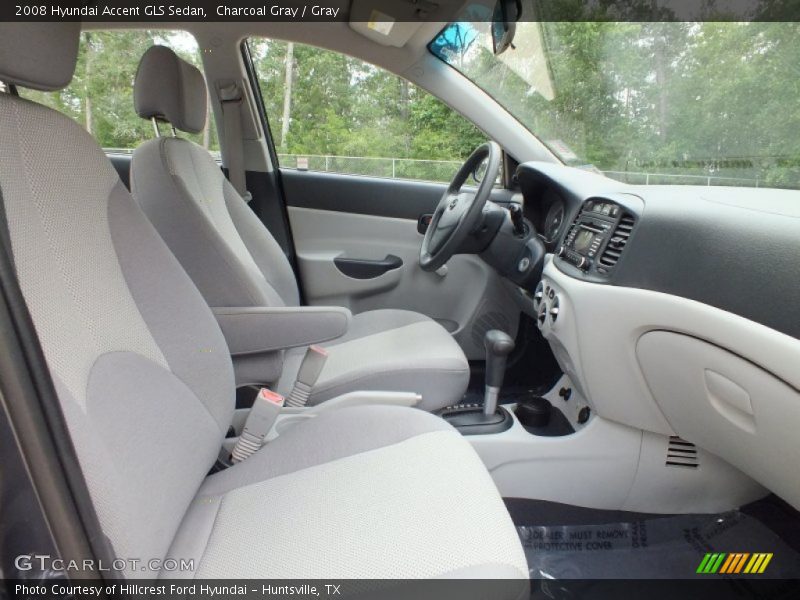 Charcoal Gray / Gray 2008 Hyundai Accent GLS Sedan