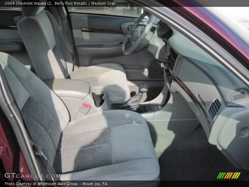 Berry Red Metallic / Medium Gray 2004 Chevrolet Impala LS