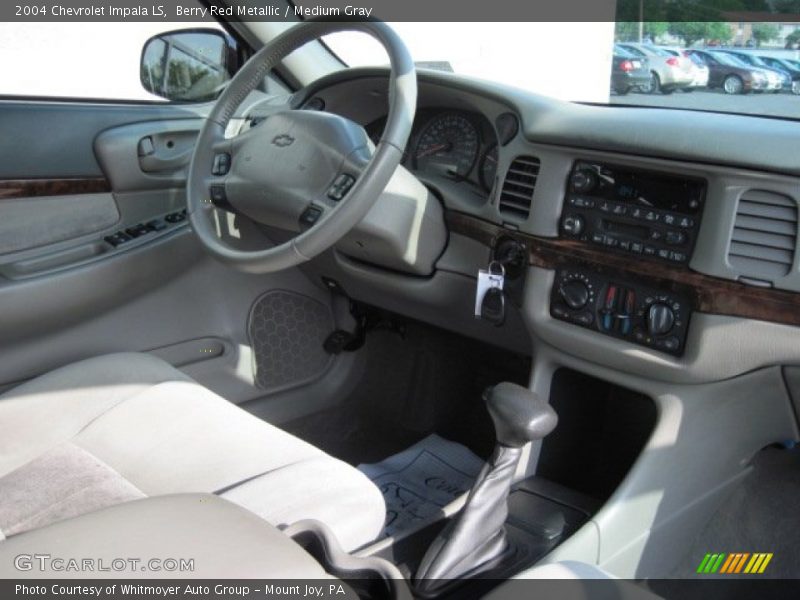 Berry Red Metallic / Medium Gray 2004 Chevrolet Impala LS