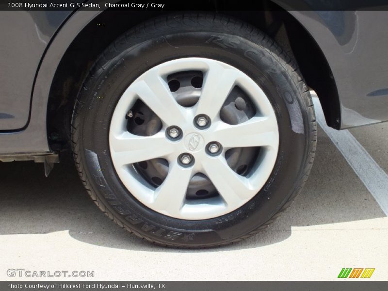 Charcoal Gray / Gray 2008 Hyundai Accent GLS Sedan