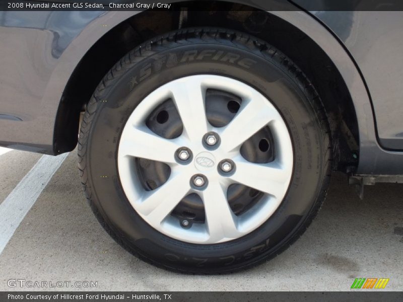 Charcoal Gray / Gray 2008 Hyundai Accent GLS Sedan