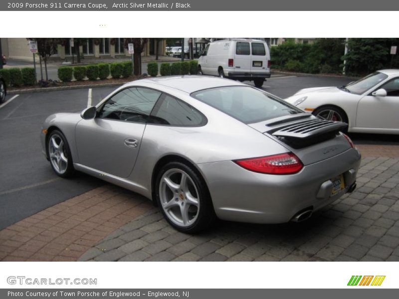 Arctic Silver Metallic / Black 2009 Porsche 911 Carrera Coupe