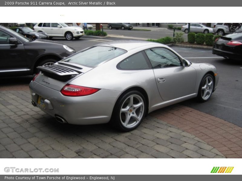 Arctic Silver Metallic / Black 2009 Porsche 911 Carrera Coupe