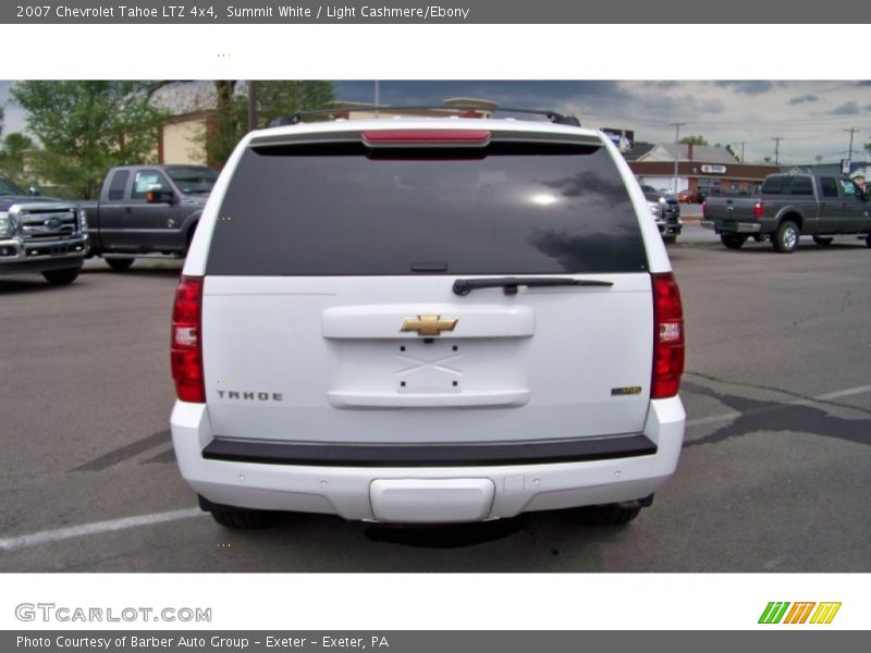Summit White / Light Cashmere/Ebony 2007 Chevrolet Tahoe LTZ 4x4