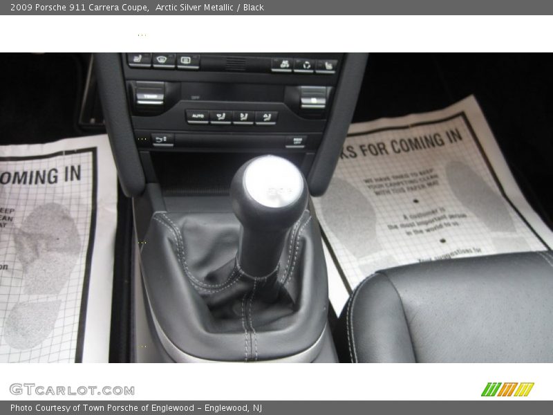 Arctic Silver Metallic / Black 2009 Porsche 911 Carrera Coupe