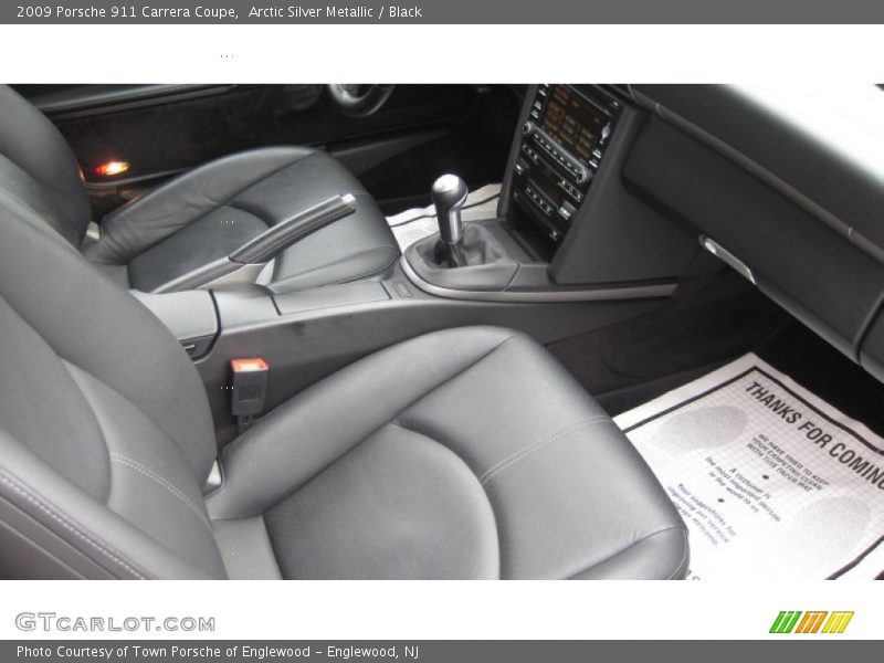 Arctic Silver Metallic / Black 2009 Porsche 911 Carrera Coupe