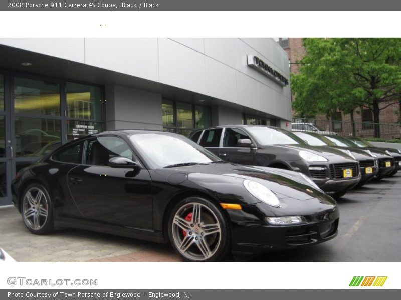 Black / Black 2008 Porsche 911 Carrera 4S Coupe