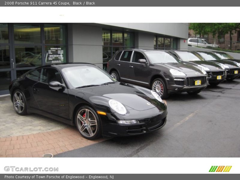 Black / Black 2008 Porsche 911 Carrera 4S Coupe