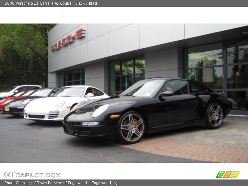 Black / Black 2008 Porsche 911 Carrera 4S Coupe