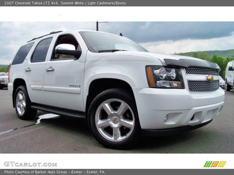 Summit White / Light Cashmere/Ebony 2007 Chevrolet Tahoe LTZ 4x4