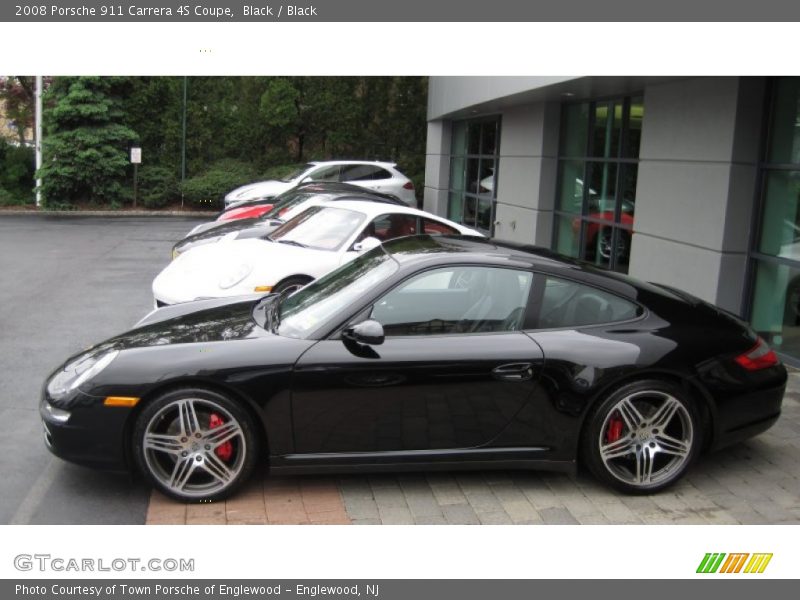 Black / Black 2008 Porsche 911 Carrera 4S Coupe
