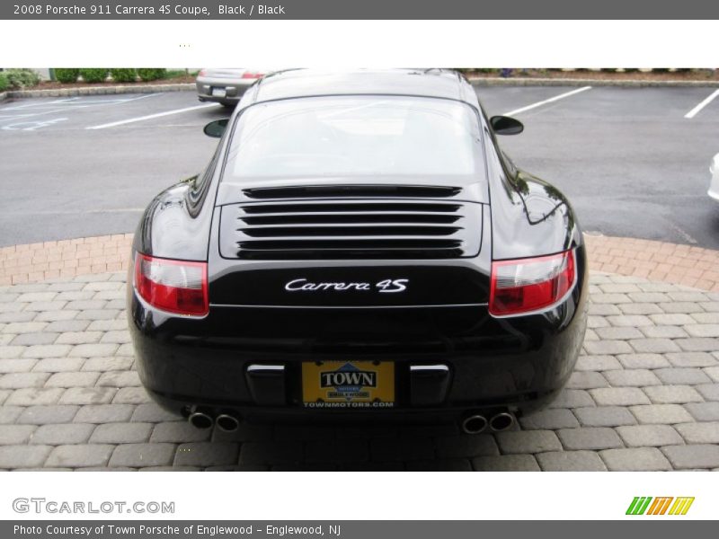 Black / Black 2008 Porsche 911 Carrera 4S Coupe