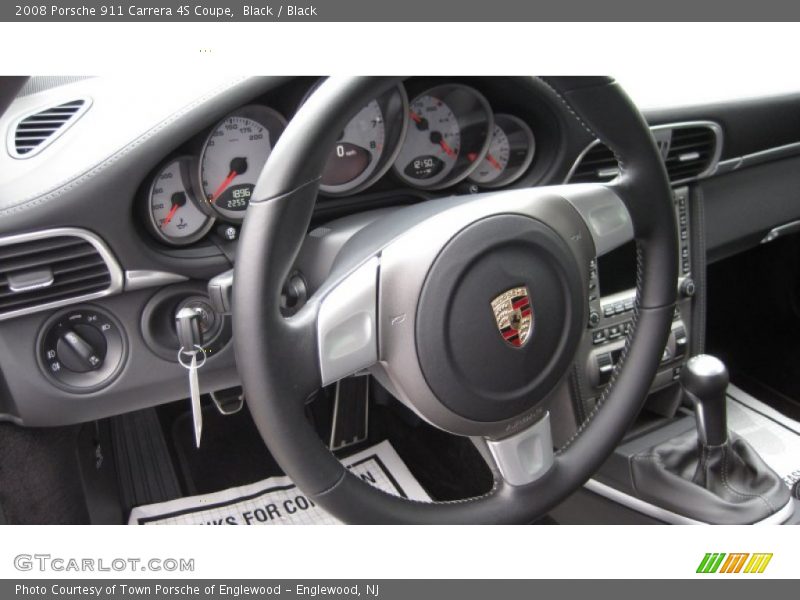 Black / Black 2008 Porsche 911 Carrera 4S Coupe