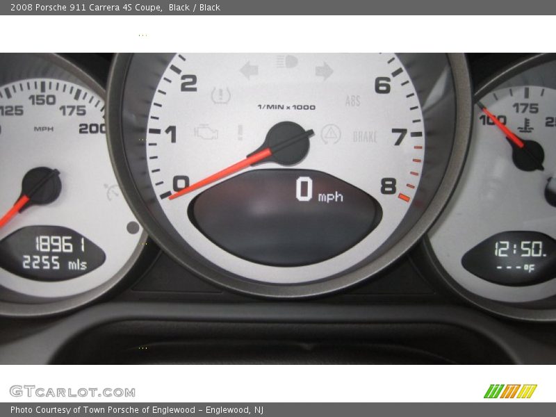 Black / Black 2008 Porsche 911 Carrera 4S Coupe
