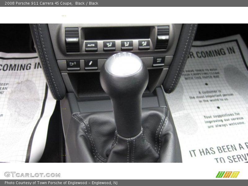 Black / Black 2008 Porsche 911 Carrera 4S Coupe