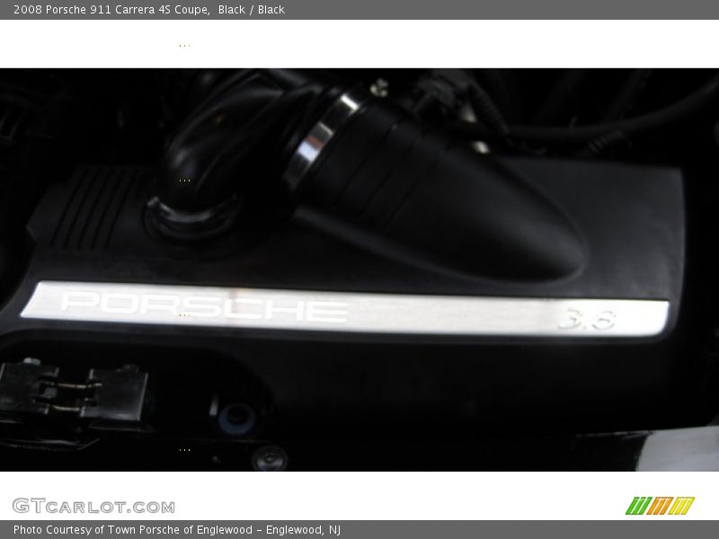 Black / Black 2008 Porsche 911 Carrera 4S Coupe