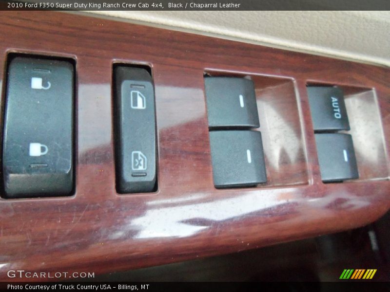 Black / Chaparral Leather 2010 Ford F350 Super Duty King Ranch Crew Cab 4x4