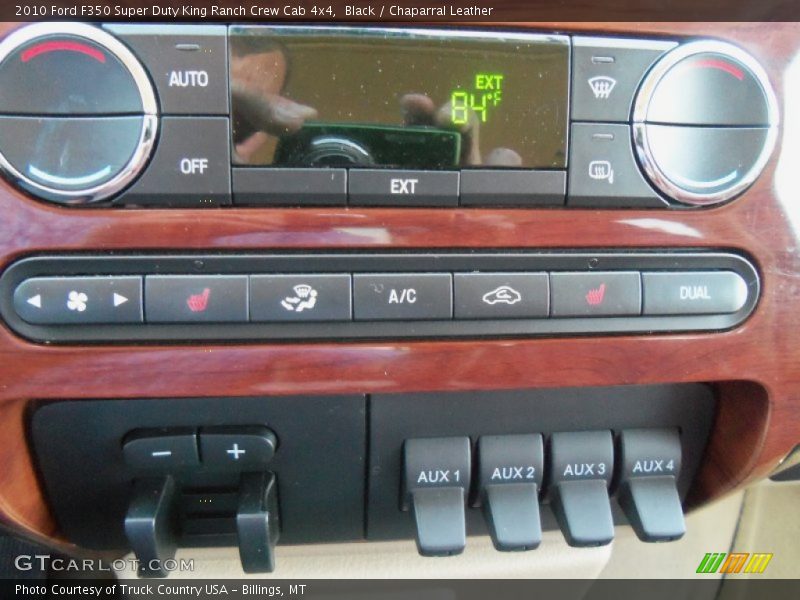 Black / Chaparral Leather 2010 Ford F350 Super Duty King Ranch Crew Cab 4x4