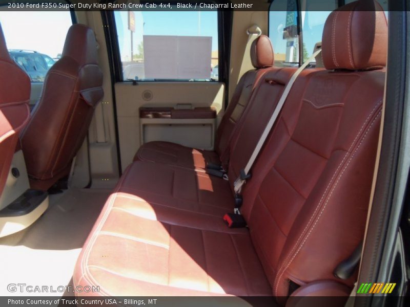 Black / Chaparral Leather 2010 Ford F350 Super Duty King Ranch Crew Cab 4x4