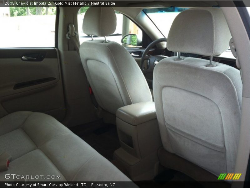 Gold Mist Metallic / Neutral Beige 2008 Chevrolet Impala LS