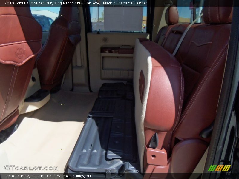 Black / Chaparral Leather 2010 Ford F350 Super Duty King Ranch Crew Cab 4x4