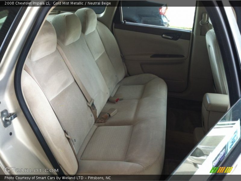 Gold Mist Metallic / Neutral Beige 2008 Chevrolet Impala LS