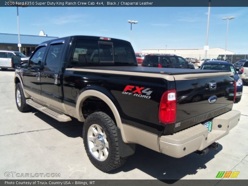 Black / Chaparral Leather 2010 Ford F350 Super Duty King Ranch Crew Cab 4x4