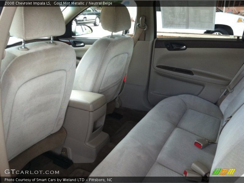 Gold Mist Metallic / Neutral Beige 2008 Chevrolet Impala LS