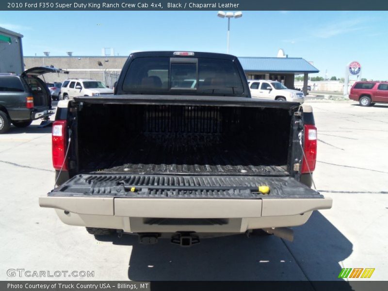 Black / Chaparral Leather 2010 Ford F350 Super Duty King Ranch Crew Cab 4x4