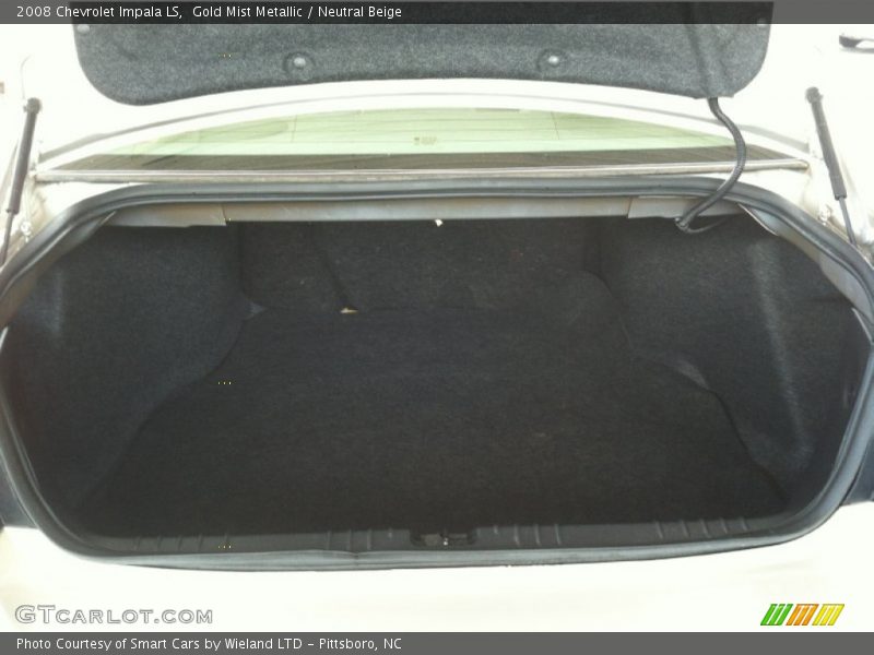 Gold Mist Metallic / Neutral Beige 2008 Chevrolet Impala LS
