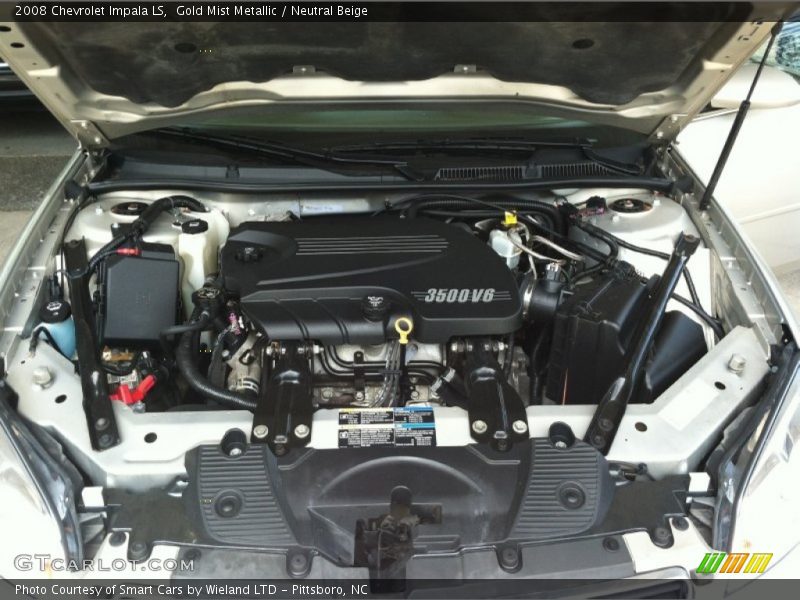 Gold Mist Metallic / Neutral Beige 2008 Chevrolet Impala LS