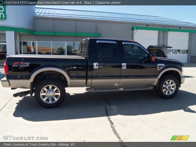 Black / Chaparral Leather 2010 Ford F350 Super Duty King Ranch Crew Cab 4x4
