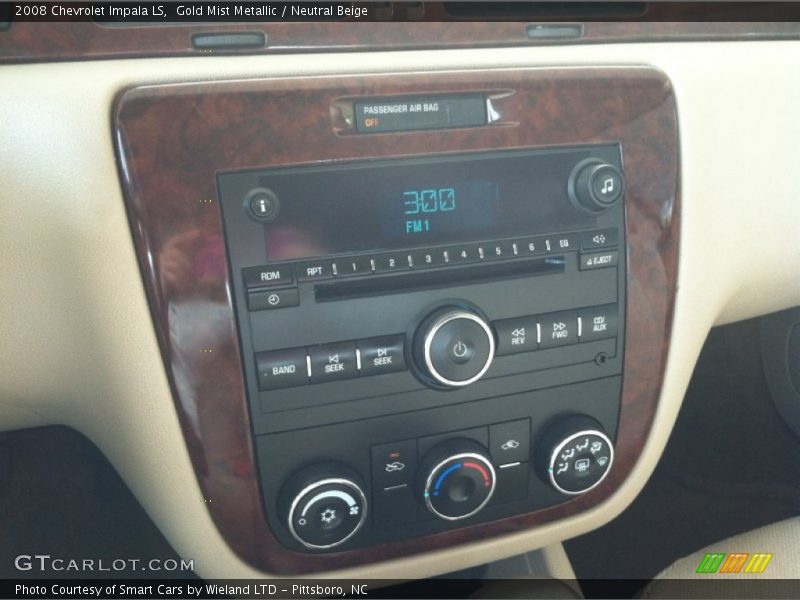 Gold Mist Metallic / Neutral Beige 2008 Chevrolet Impala LS