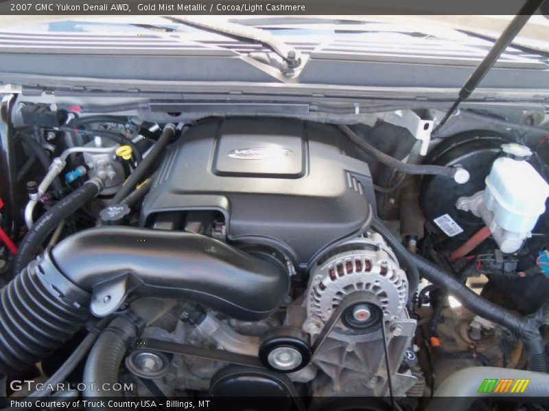Gold Mist Metallic / Cocoa/Light Cashmere 2007 GMC Yukon Denali AWD