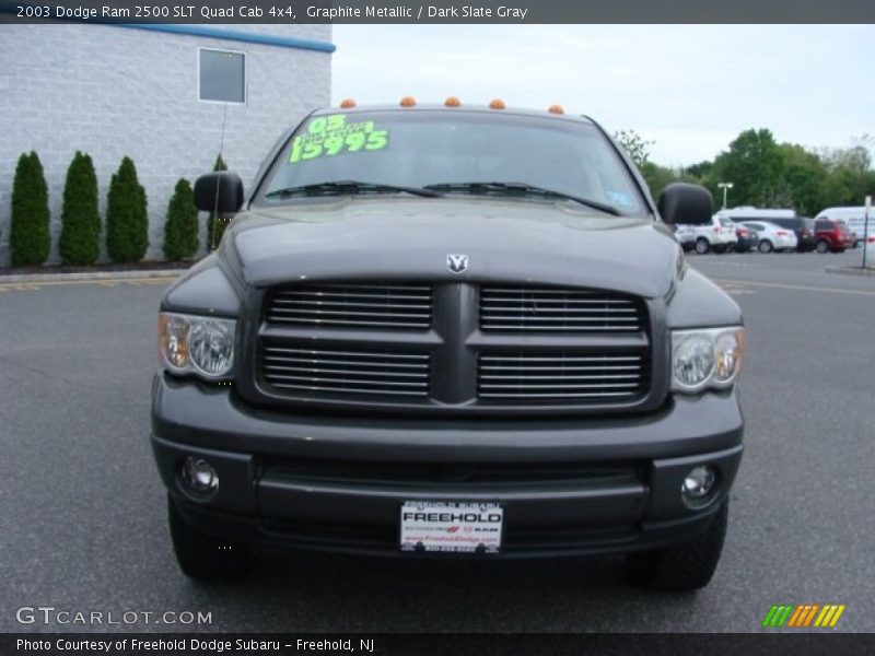 Graphite Metallic / Dark Slate Gray 2003 Dodge Ram 2500 SLT Quad Cab 4x4