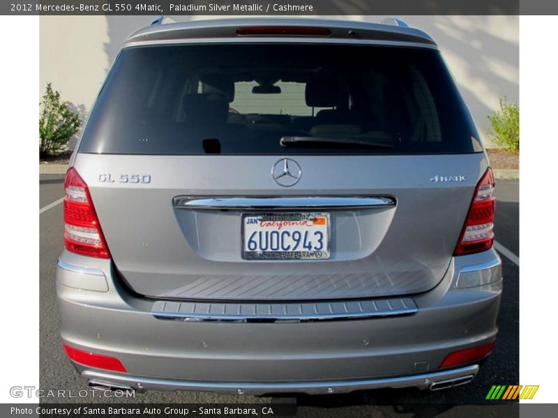 Paladium Silver Metallic / Cashmere 2012 Mercedes-Benz GL 550 4Matic