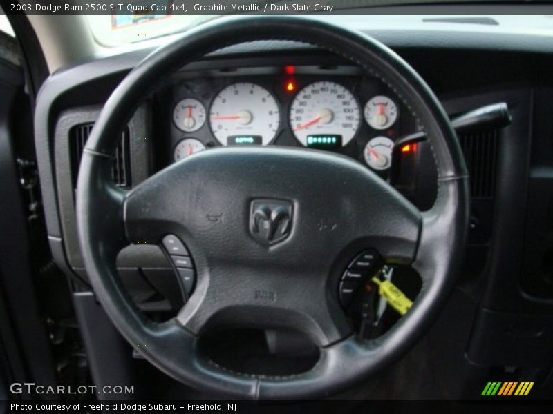 Graphite Metallic / Dark Slate Gray 2003 Dodge Ram 2500 SLT Quad Cab 4x4