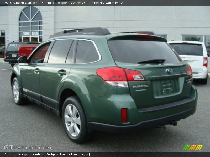 Cypress Green Pearl / Warm Ivory 2010 Subaru Outback 2.5i Limited Wagon