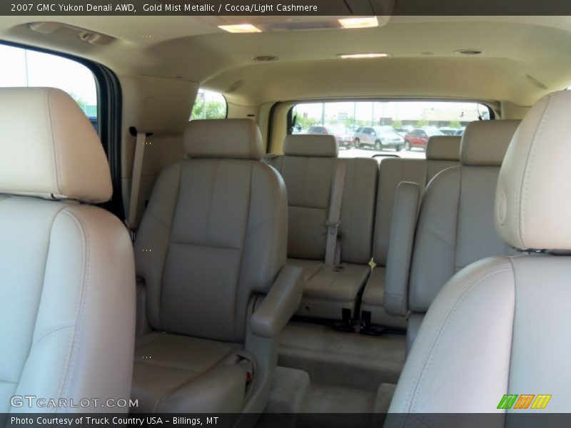 Gold Mist Metallic / Cocoa/Light Cashmere 2007 GMC Yukon Denali AWD
