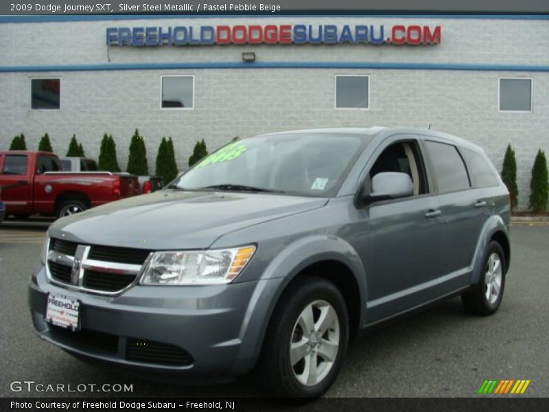 Silver Steel Metallic / Pastel Pebble Beige 2009 Dodge Journey SXT