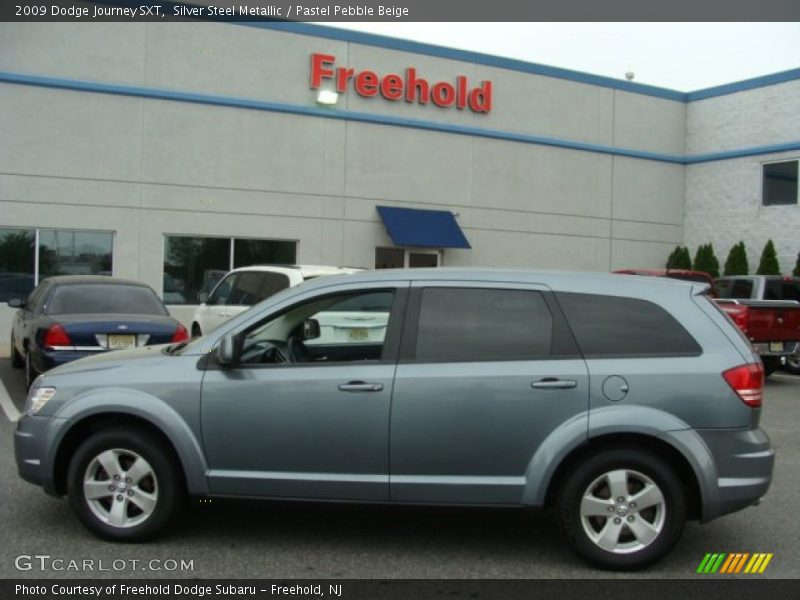 Silver Steel Metallic / Pastel Pebble Beige 2009 Dodge Journey SXT