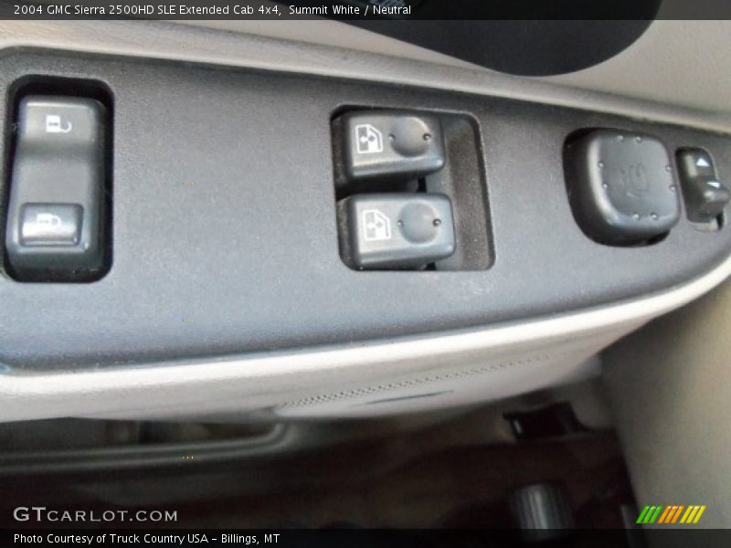Summit White / Neutral 2004 GMC Sierra 2500HD SLE Extended Cab 4x4