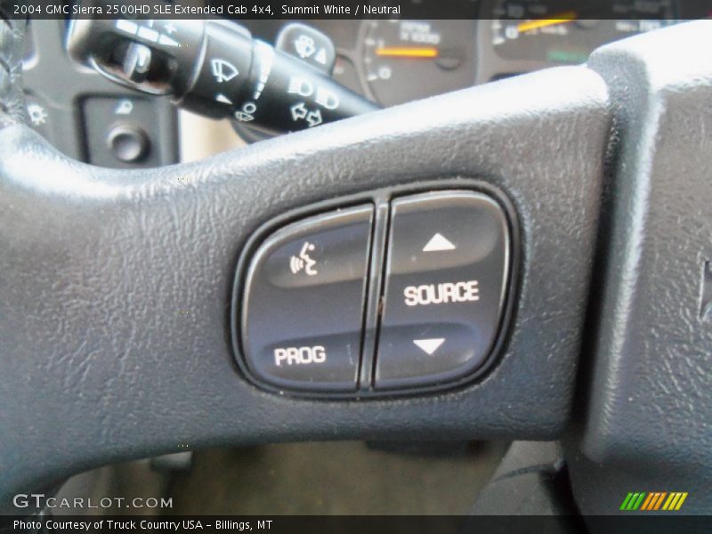 Summit White / Neutral 2004 GMC Sierra 2500HD SLE Extended Cab 4x4