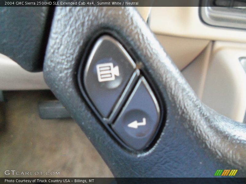 Summit White / Neutral 2004 GMC Sierra 2500HD SLE Extended Cab 4x4